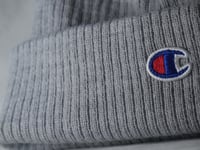 Image 4 of Passion from Pain Embroidered Champion Beanie (Light grey)