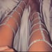 Image of Rhinestone Leg Chains