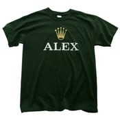 Image of ALEX T Shirt (Green + White)