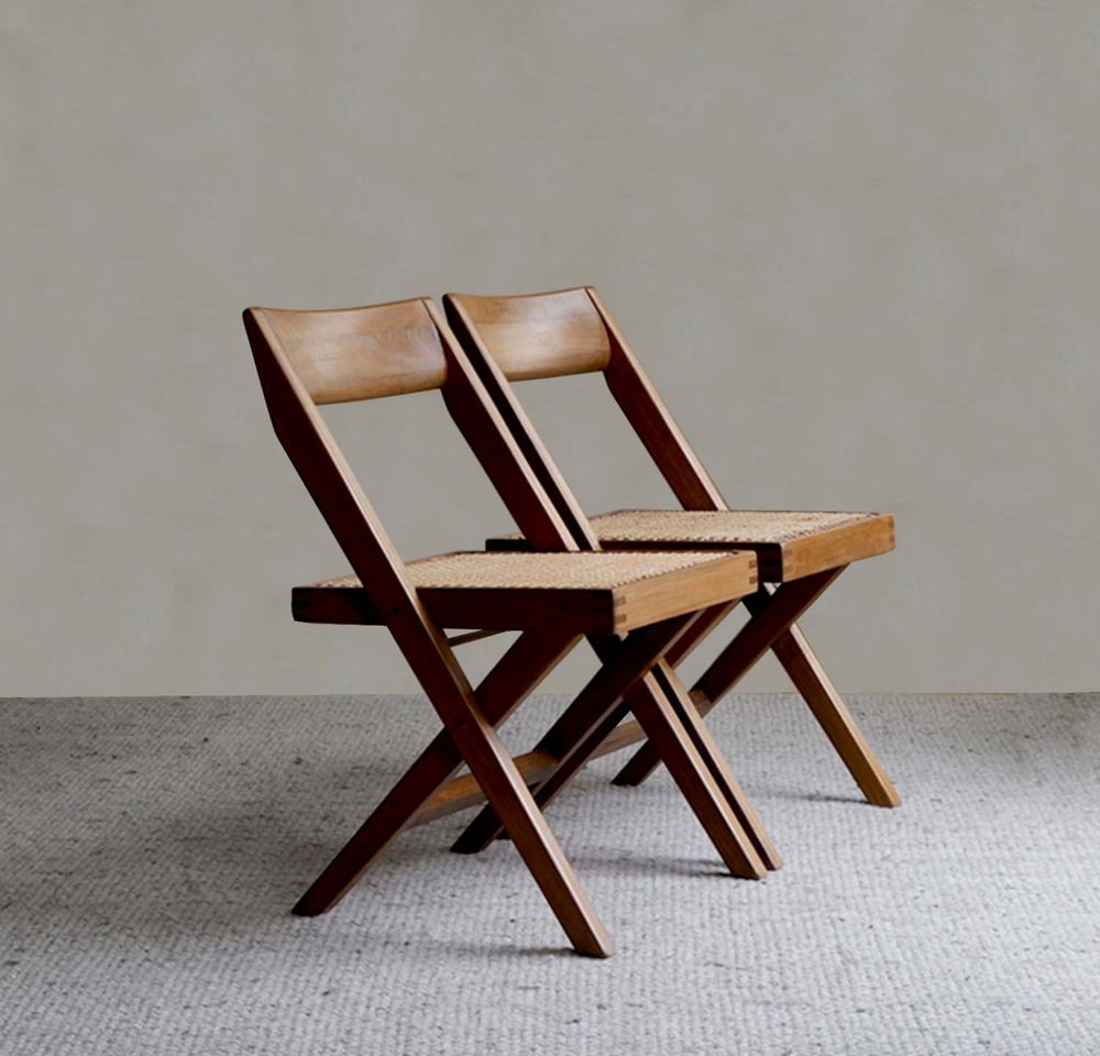 Image of Pierre Jeanneret reproduction Chandigarh Library Chair
