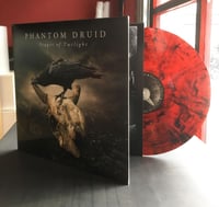 Image 2 of PHANTOM DRUID - Stages of Twilight. LP - Gatefold - Transparent Red/Black Marbled Vinyl.