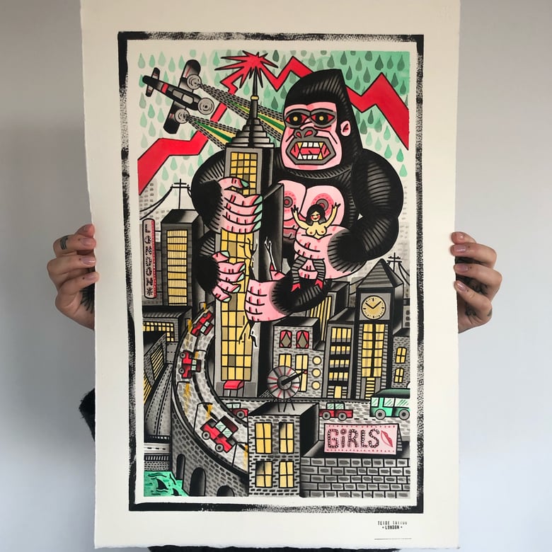 Image of King Kong print 