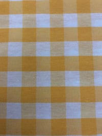 Image 4 of Loneta/Vichy - Doble Cara - Cuadro Grande - AMARILLO - 8€/m