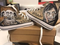 Harry Potter Hand Painted Custom High Tops Shoes