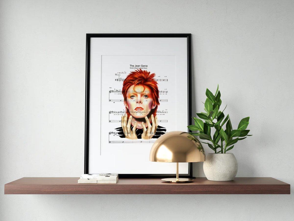 David Bowie Portrait Print
