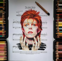 Image 3 of David Bowie Portrait Print