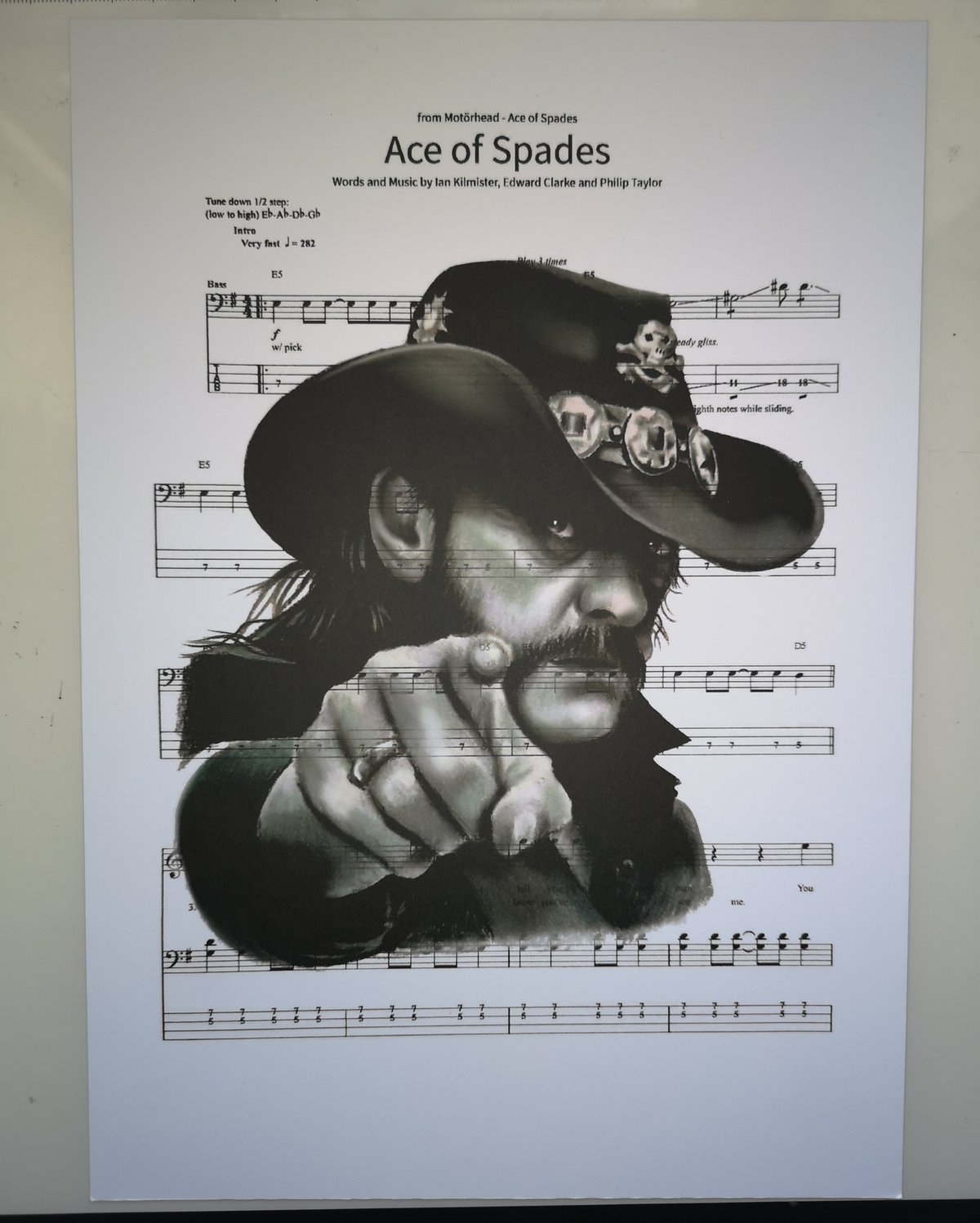 Lemmy Portrait Print