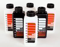 Jobo #3300 Chemical Storage Bottle Six-Pack 1000ml 1L Bottles 
