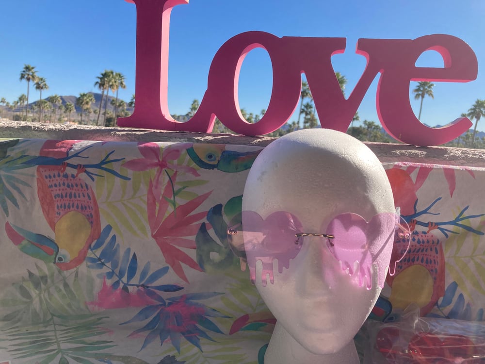 Image of Lavander Heart Drip Shades