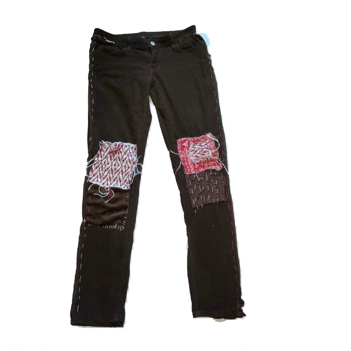 Image of Kneecap Patched Jeans