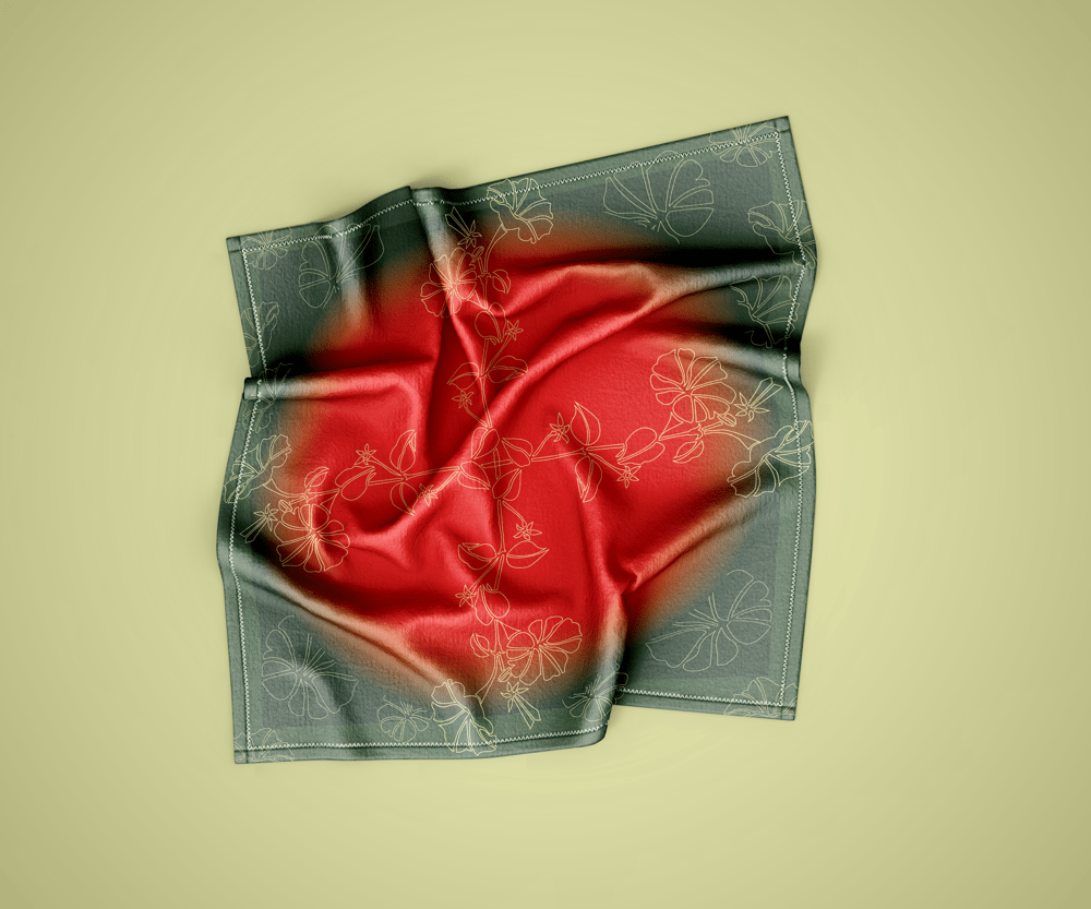 Image of Rising Sun Handkerchief