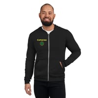 Image 3 of Roda Unisex Skinny Lightweight Zip Hoodie - available in black or grey