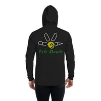 Image 1 of Roda Unisex Skinny Lightweight Zip Hoodie - available in black or grey