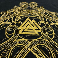 Image 5 of Odin vs Fenrir (Gold on Black)