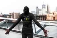 Image 5 of Roda Unisex Skinny Lightweight Zip Hoodie - available in black or grey