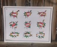 hand painted vintage production flash