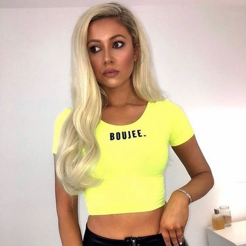NEON CROPPED TEE