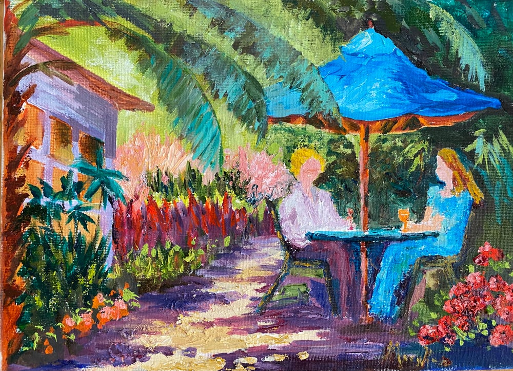 Image of Beachside Garden by Mary Rose Holmes