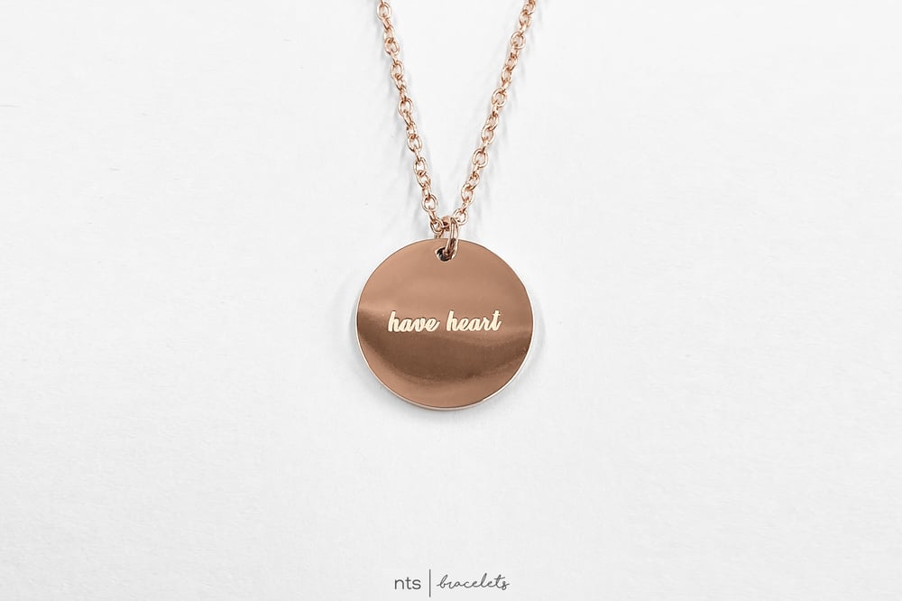 Image of NTS x DOODLESBYMD HEART COLLAB (Limited Edition Anatomical Heart Necklace +  Rose Gold)