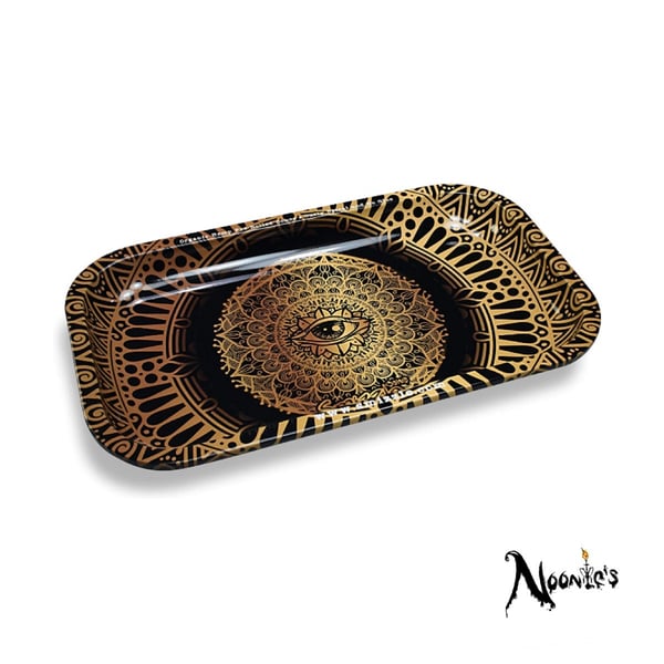 Image of Golden eye rolling tray
