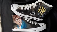 Harry Potter shoes, personalised trainer converse style.