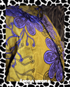 DADOA DUSTER JACKET: PURPLE FLOWER POWER