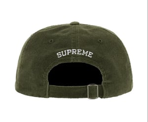 Supreme Fine Wale Corduroy S Logo 6-Panel Olive