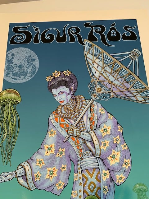 Sigur Ros @ Red Rocks 14 Color Silkscreen Concert Poster By EMEK, Signed + Numbered By The Artist