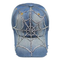 Spider Web Rhinestoned hat