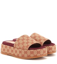 Image 2 of Gucci Platform Slides