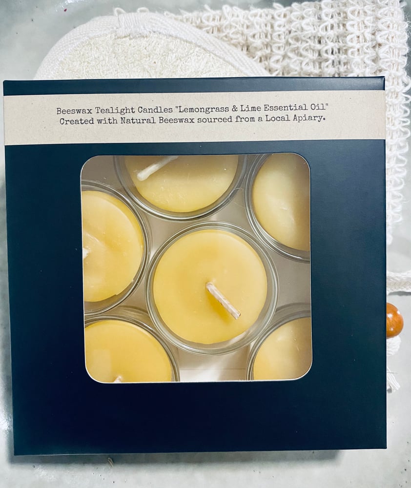 Image of Beeswax Tealight Candles