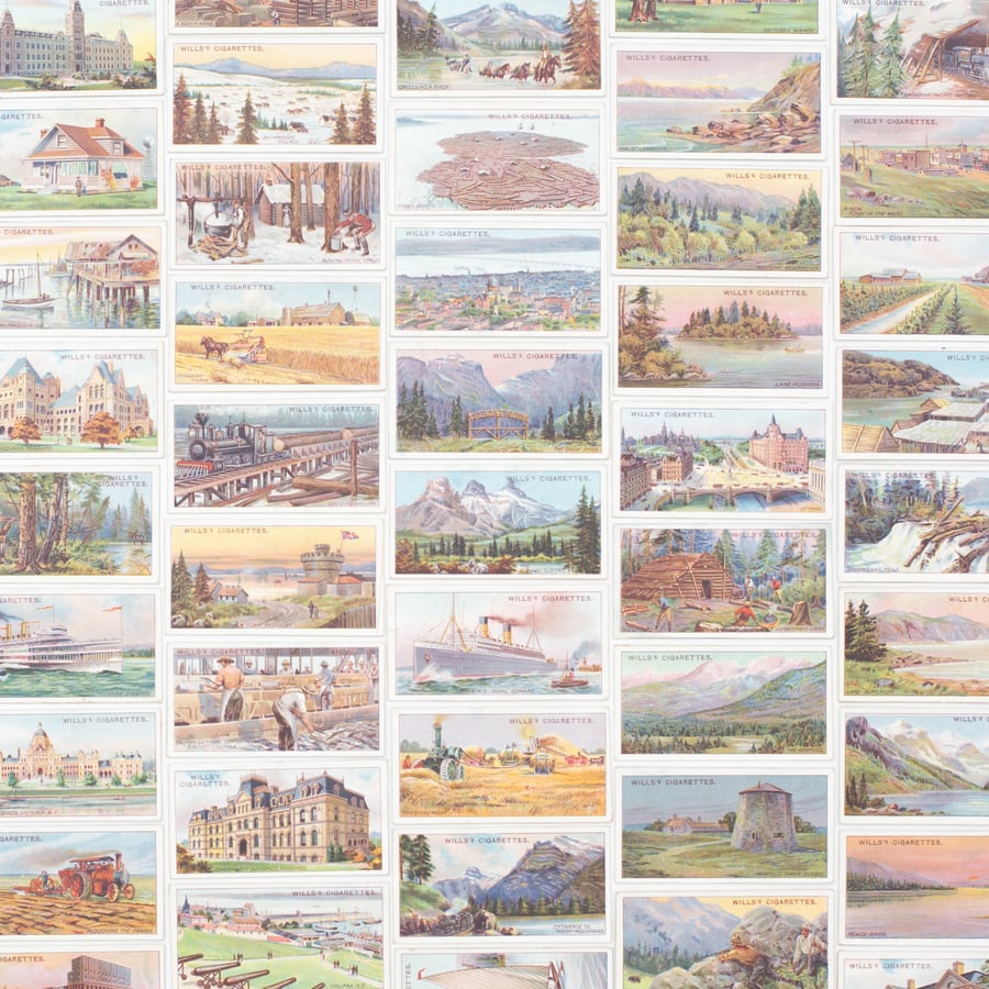 Image of Overseas Dominions (Canada) Cigarette Cards - Set of 8