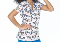 Image 2 of HEALTHCARE HEROES SCRUB TOP
