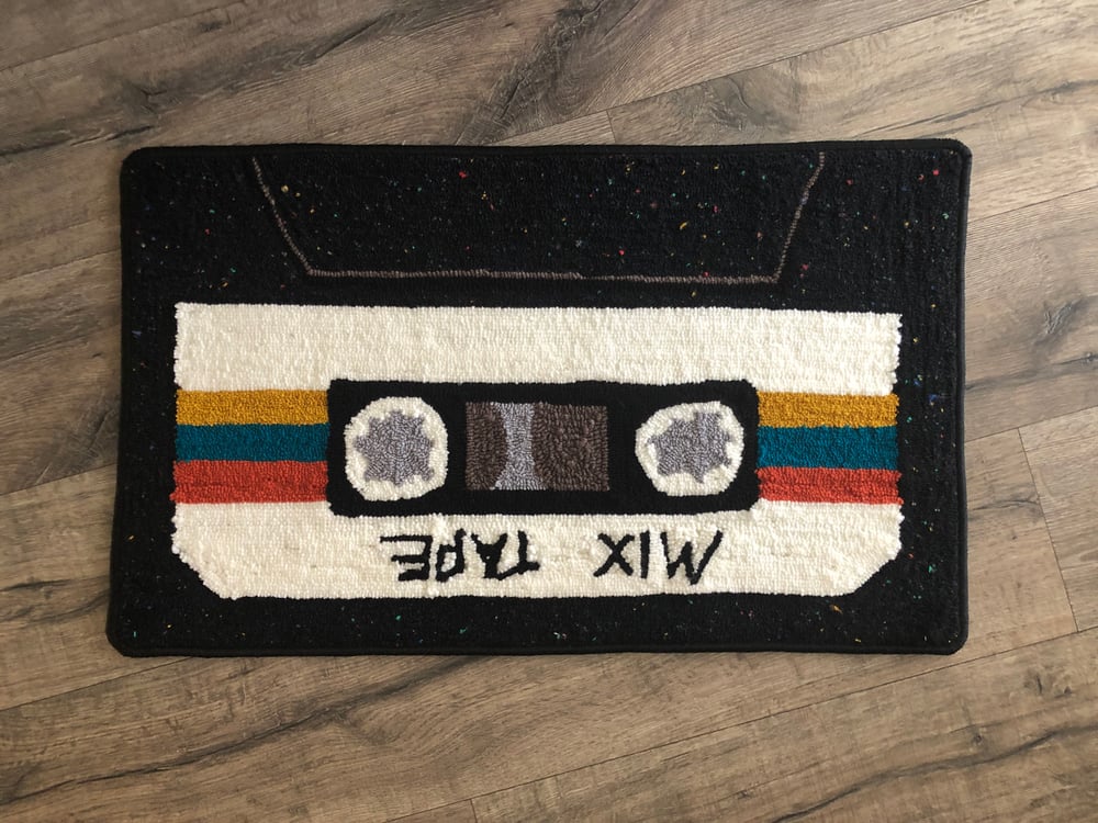 Cassette "MIXED TAPE" Tufted Rug