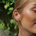 Image of Moon and Star Dangle Earring