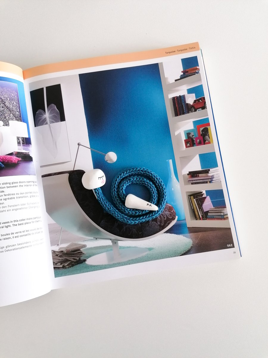 Image of Bookworm Bookmark in turquoise 