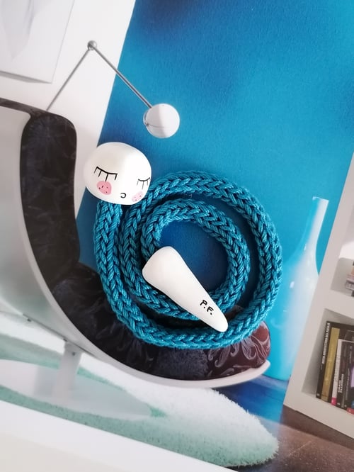 Image of Bookworm Bookmark in turquoise