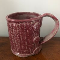 Knitted squares mug