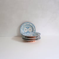 Image 3 of MOROCCAN CERAMIC DESSERT PLATES - LIGHT BLUE