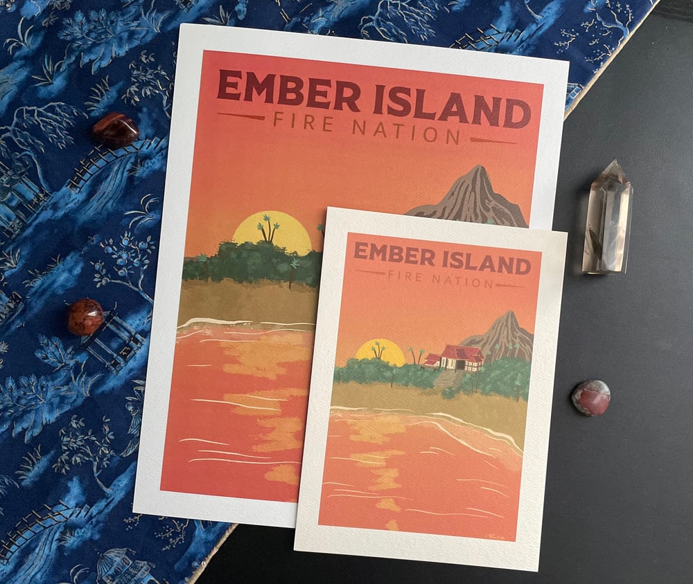 Image of Ember Island Fire Nation Print