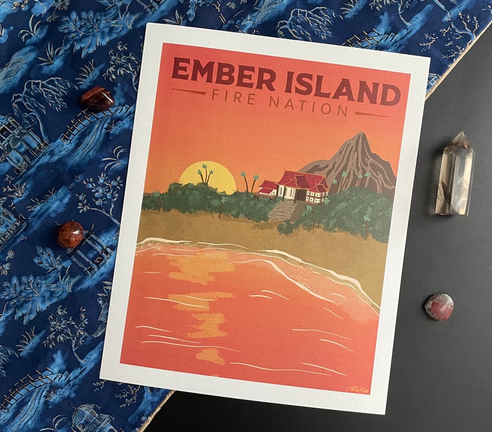 Image of Ember Island Fire Nation Print