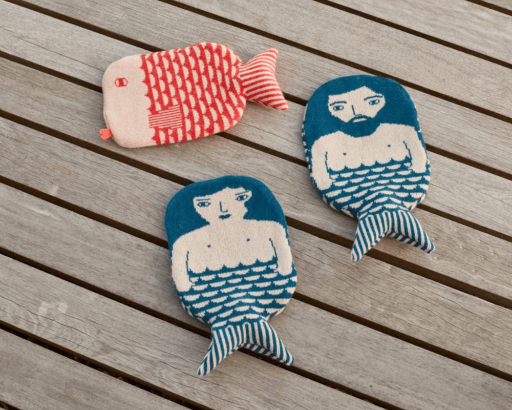 Image of Finn hot water bottle by Donna Wilson
