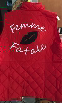 Image 1 of Custom Femme Fatale Bomber Vest