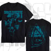 Blue Collage - Black Tee