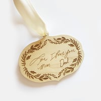 Image 3 of Engraved Hand-Written Ornament
