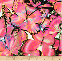 Image of Butterflies Pink Shade 30cm