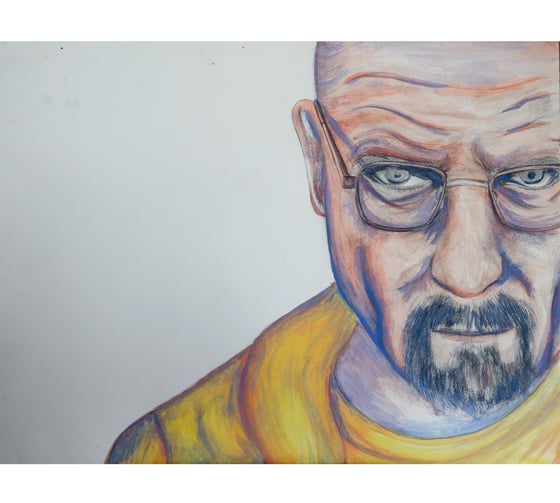 Image of Walter White Watercolor 