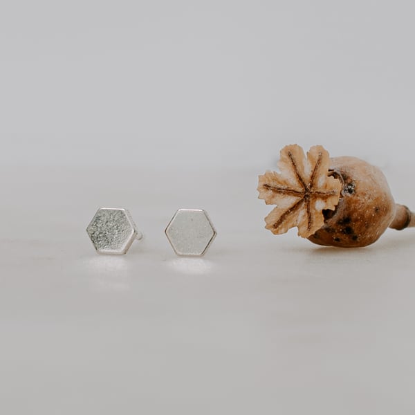 Image of Honeycomb Earrings 