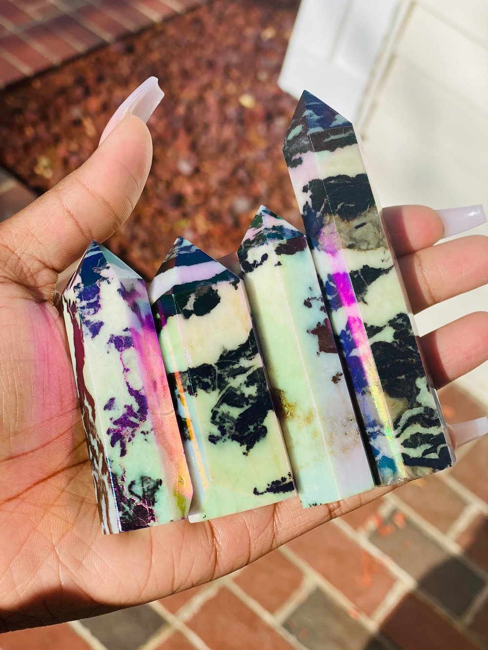 Zebra Jasper (Aura) Tower