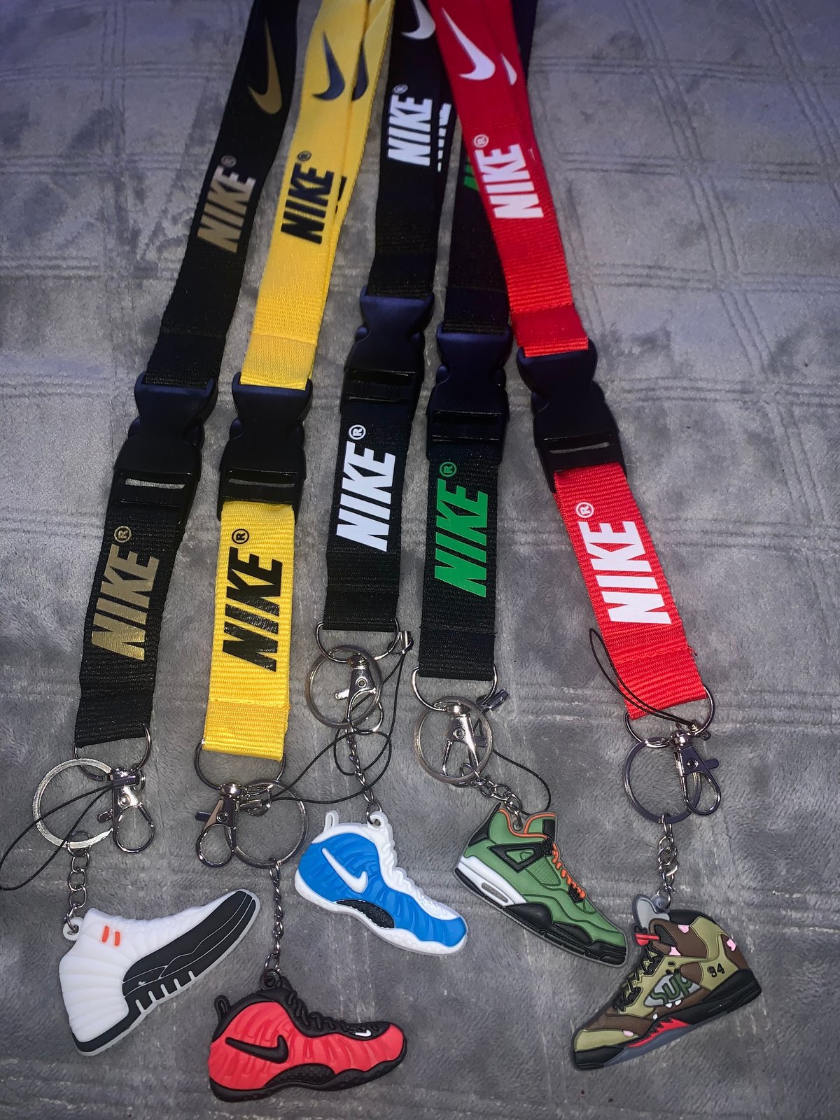 neon nike lanyard